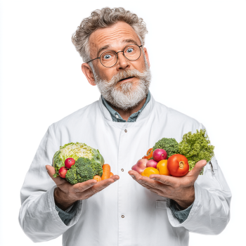 Senior activ savurând o masă sănătoasă